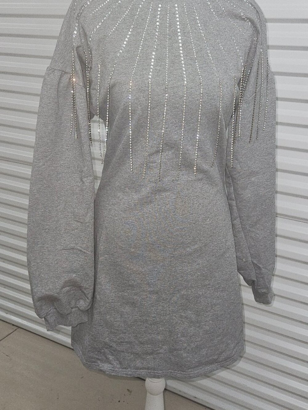Lilly's Kloset short dress with Rhinestone Fringe Size L